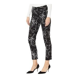 Krazy Larry Black and White‎ Firecracker Pull On Ankle Pants / SZ 6